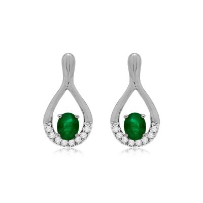 Emerald & Diamond Earring, Royal WE3889E