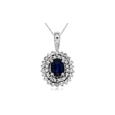 Sapphire & Diamond Pendant, Royal WP3559S