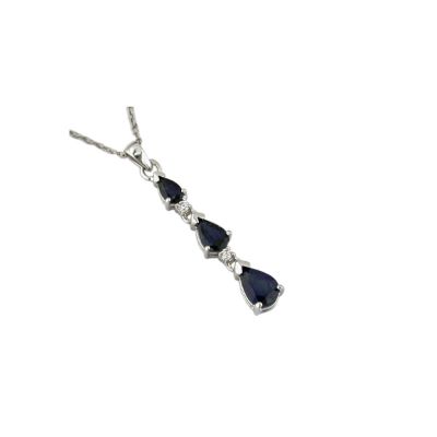 Sapphire & Diamond Pendant, Royal WP3821S