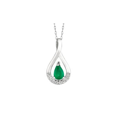 Emerald & Diamond Pendant, Royal WP3861E