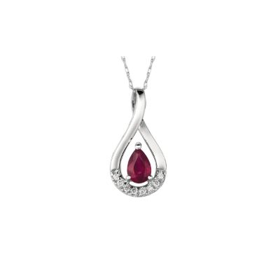 Ruby & Diamond Pendant, Royal WP3861R