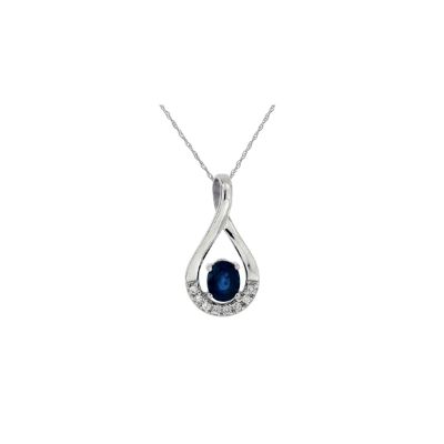 Sapphire & Diamond Pendant, Royal WP3889S