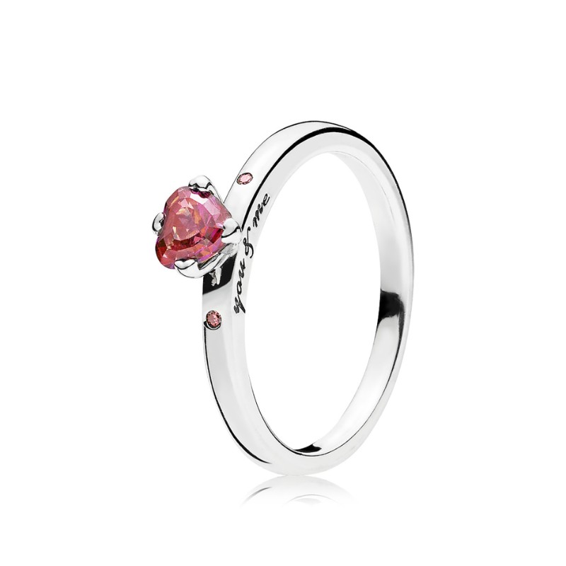 You & Me Ring, Multi-Colored CZ