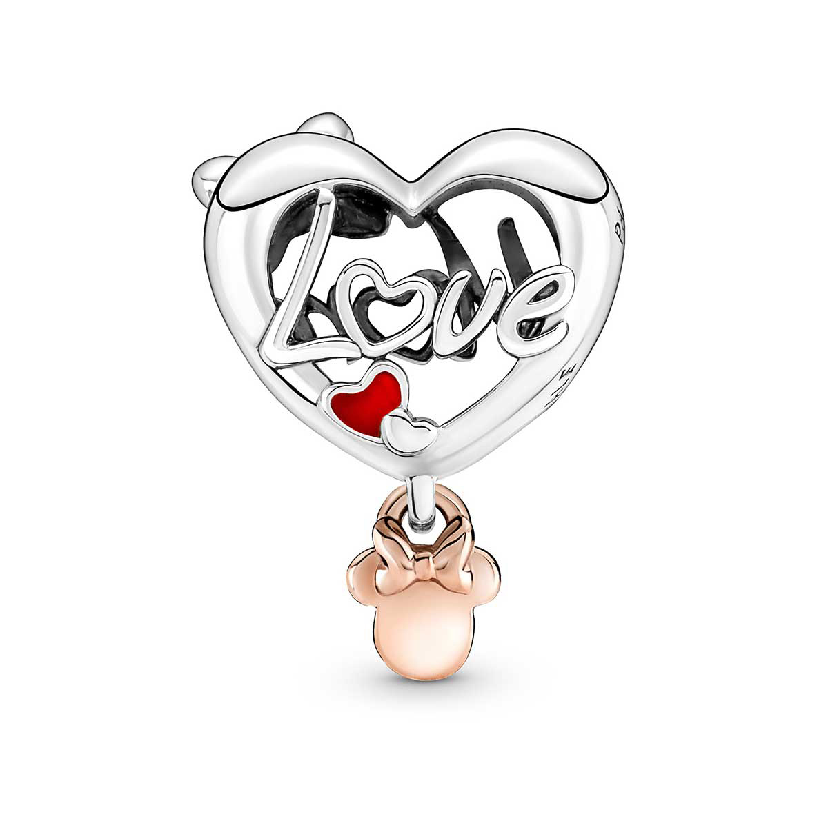 Disney Minnie Mouse Mom Heart Charm