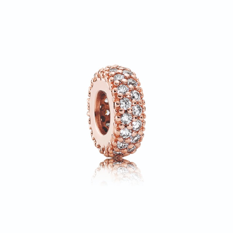 Inspiration Within Spacer, PANDORA Rose™ & Clear CZ