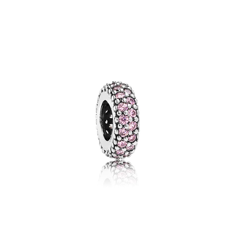 Inspiration Within Spacer, Pink CZ