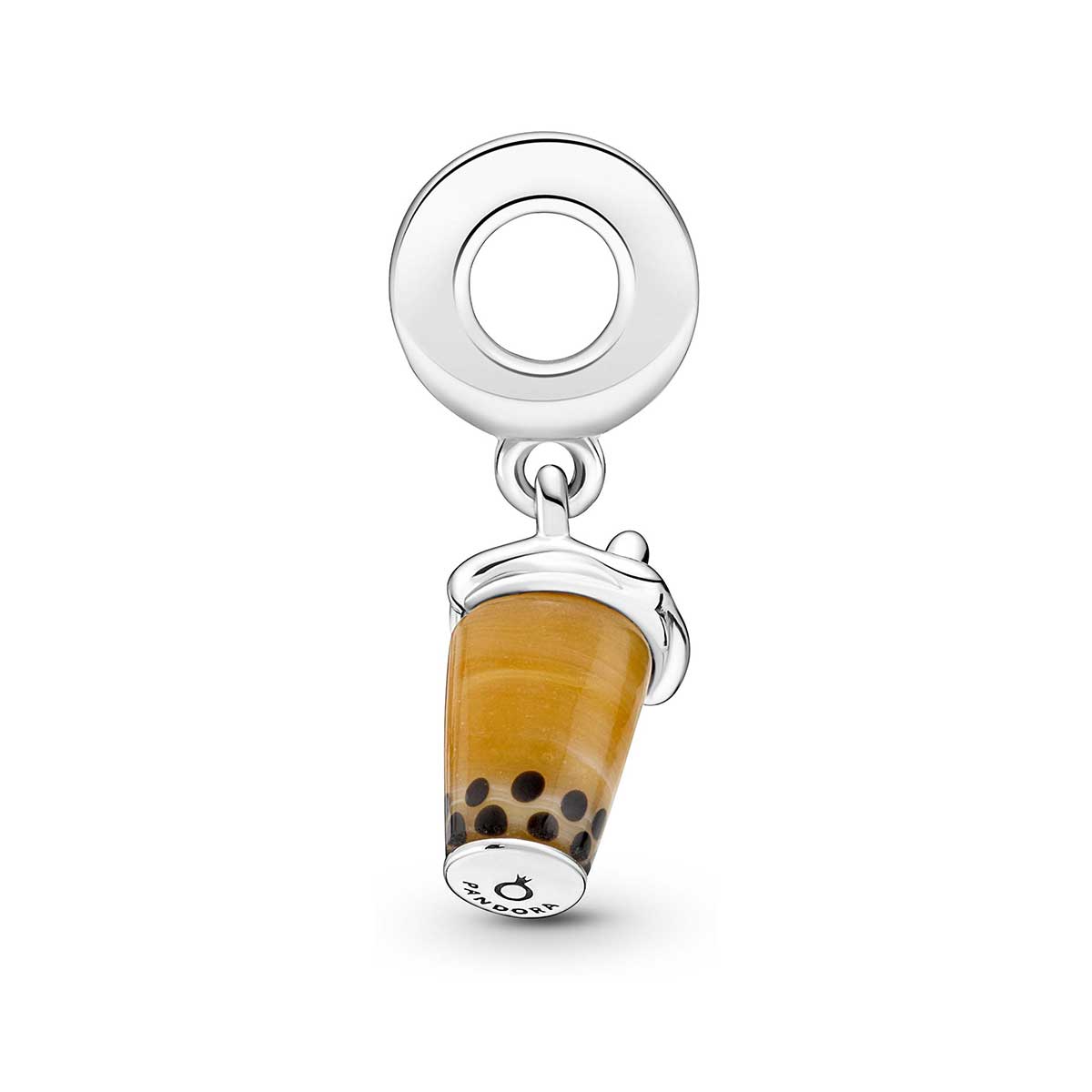 Murano Glass Bubble Tea Dangle Charm