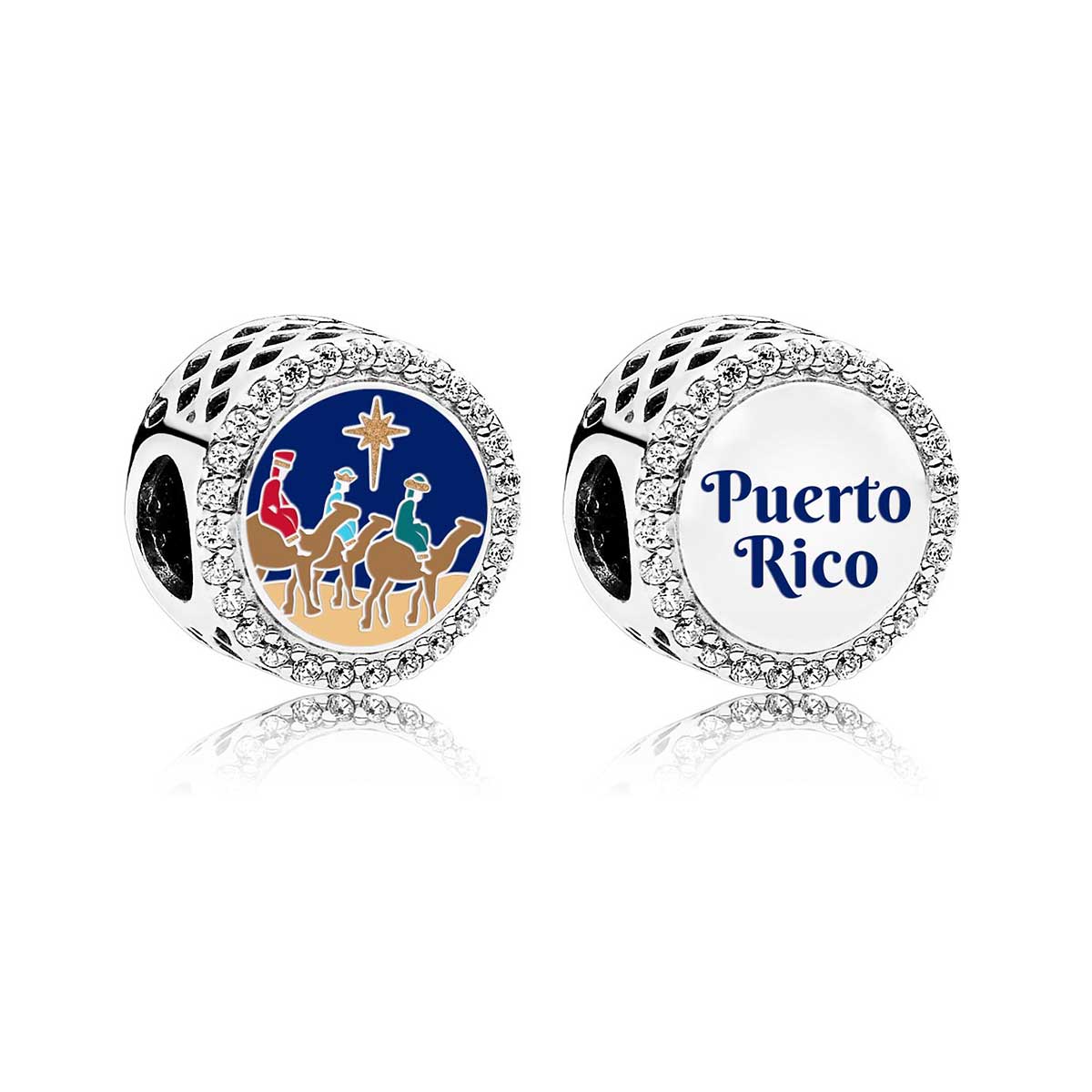 Puerto Rico Three Kings Button