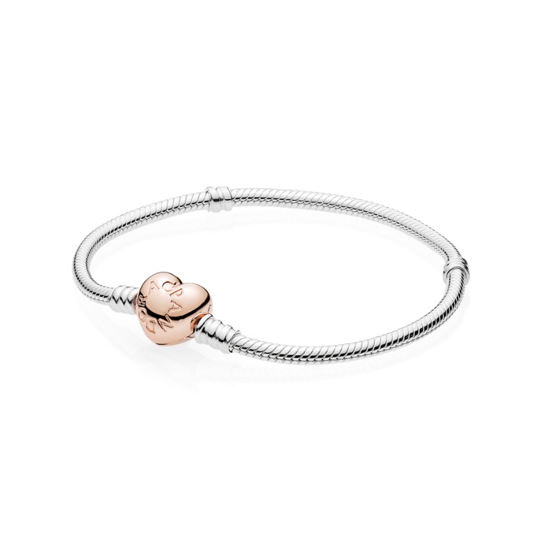 Sterling Silver w/ PANDORA Rose™ Heart Clasp