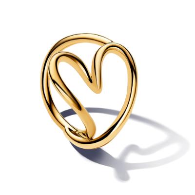 Organically Shaped Heart Ring