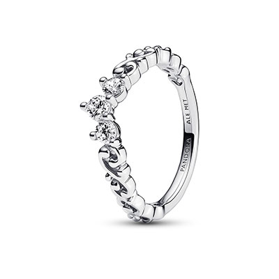 Regal Swirl Tiara Ring