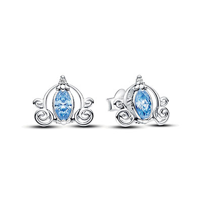 Disney Cinderella's Carriage Stud Earrings