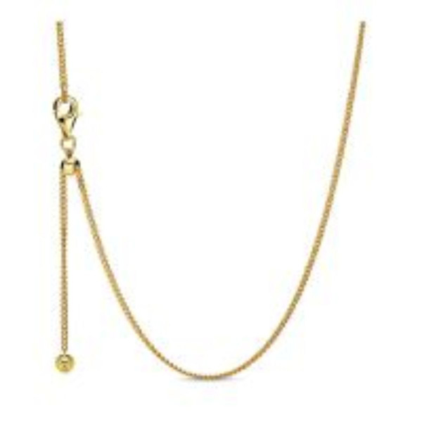 Curb Chain Necklace, Pandora Shine