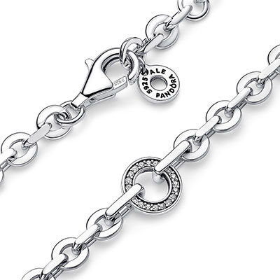 Pandora Signature Pavé Bold Chain Bracelet