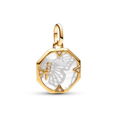 Pandora ME Pearlescent Butterfly Medallion Charm