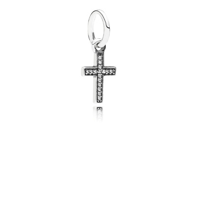 Symbol Of Faith Cross, Clear CZ