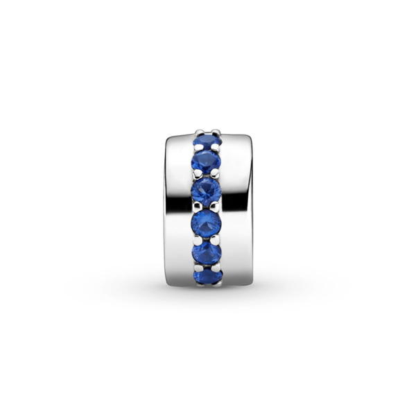 Blue Sparkle Clip, Blue Crystal
