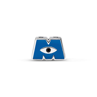 Disney Pixar Monsters, Inc. Logo M Charm