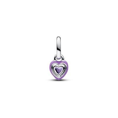 Pandora ME Purple Chakra Heart Mini ZC03 Charm