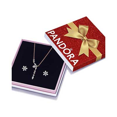 Sparkling Snowflake Jewelry Gift Set