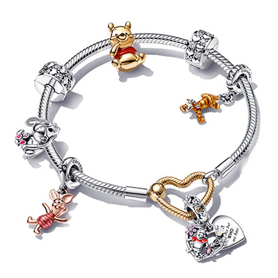 Winnie the Pooh Charm Bracelet Set