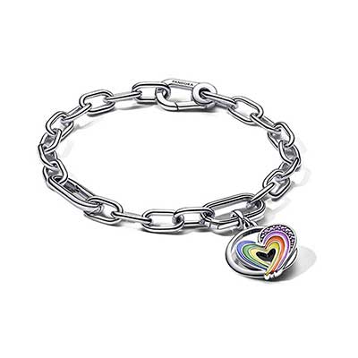 Pandora ME Rainbow Heart Bracelet Set
