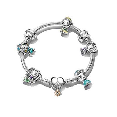 Disney Princess Charm Bracelet Set