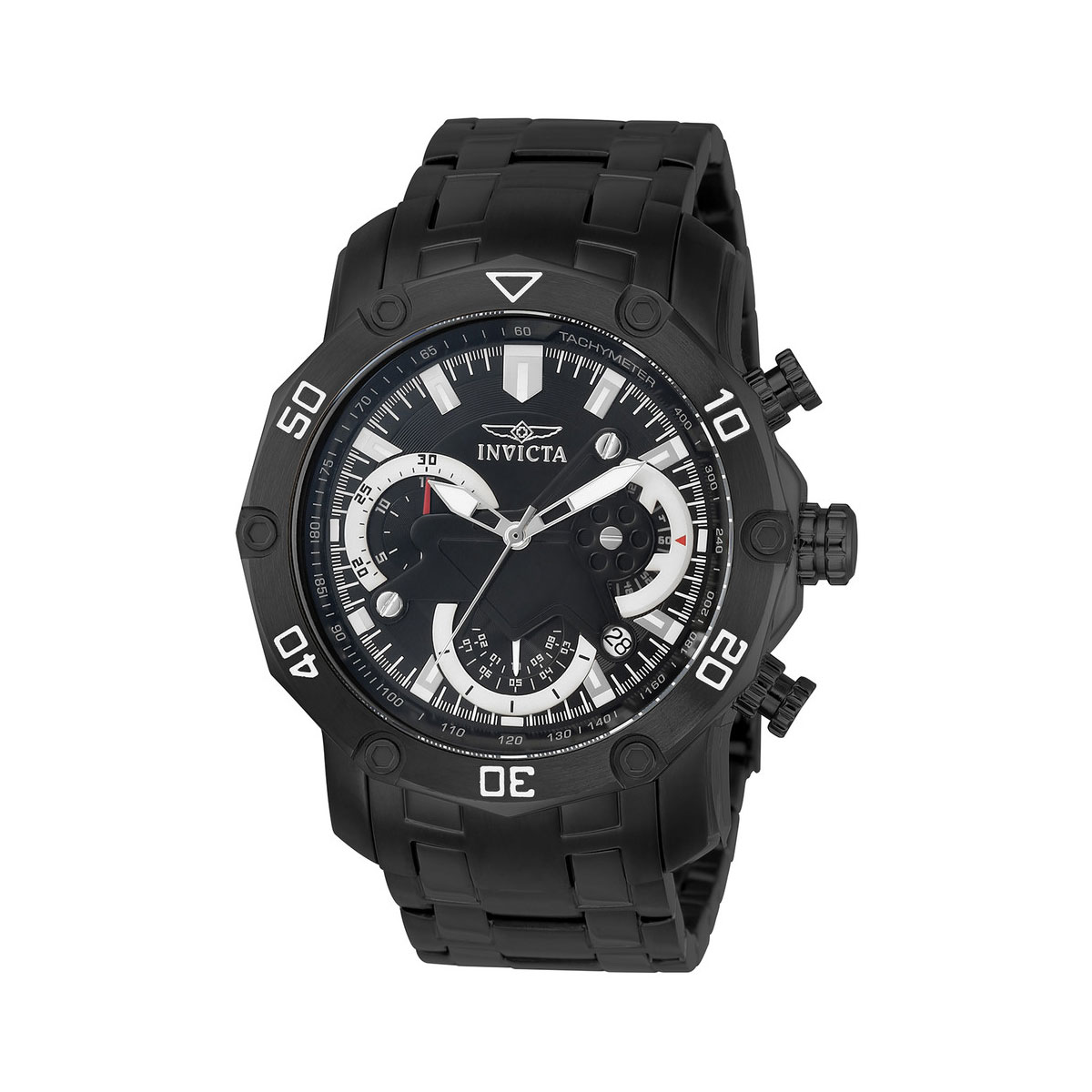 Invicta Men's 22763 Pro Diver Quartz Multifunction Black Dial Watch