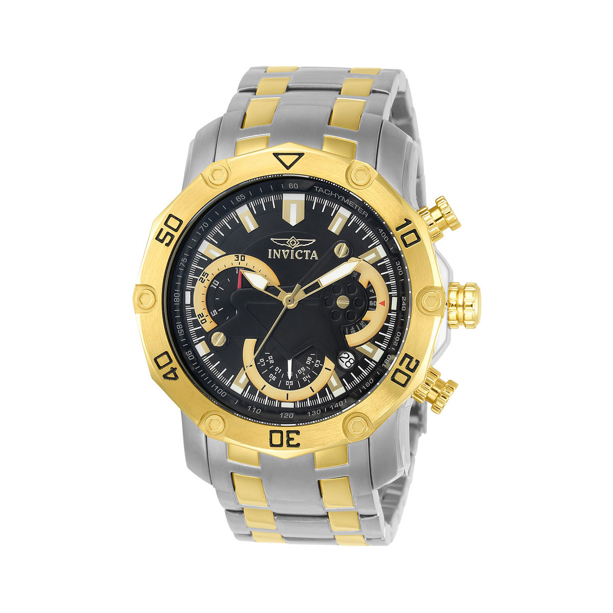Invicta Men's 22768 Pro Diver Quartz Multifunction Black Dial Watch