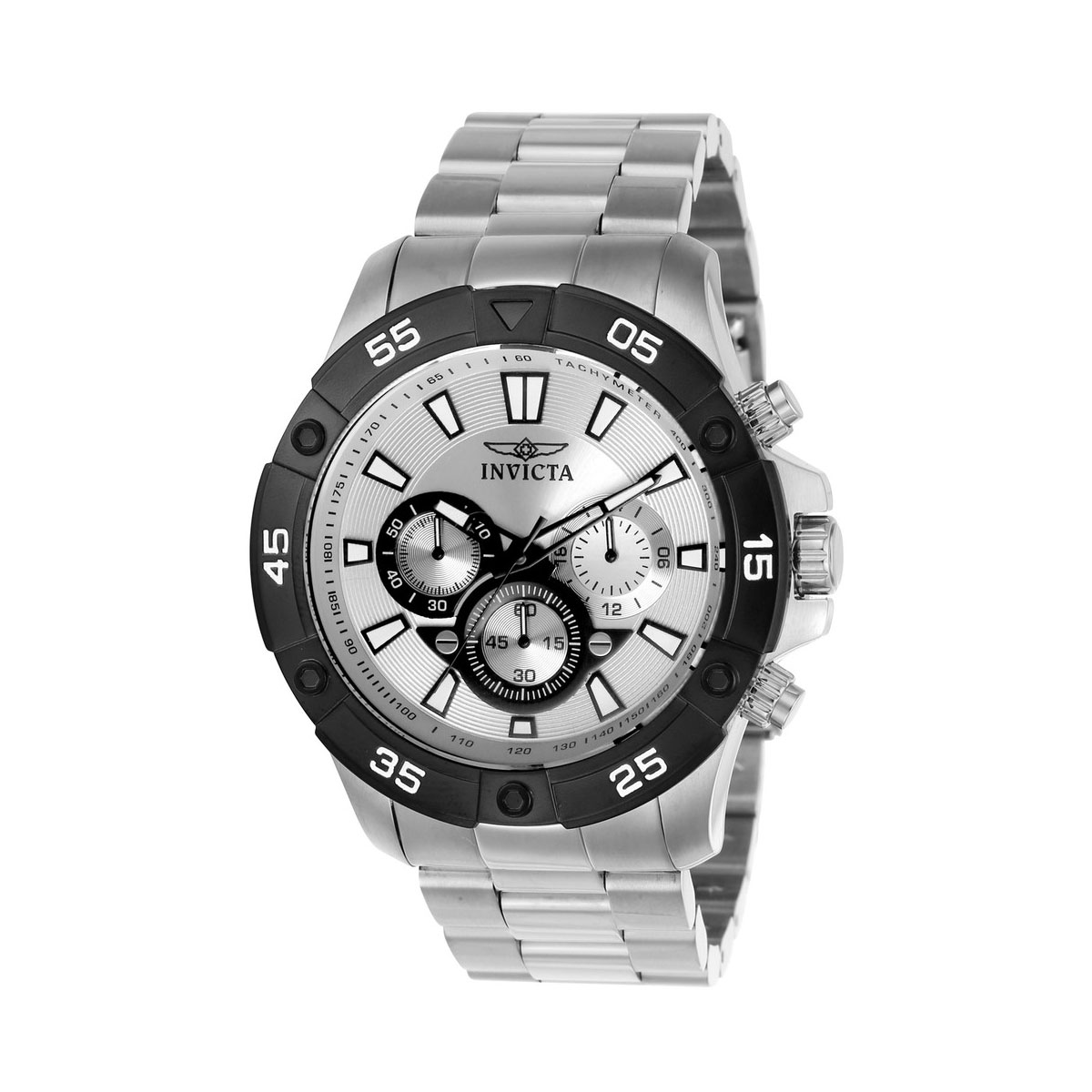 Invicta Men's 22788 Pro Diver Quartz Multifunction Silver Dial Watch
