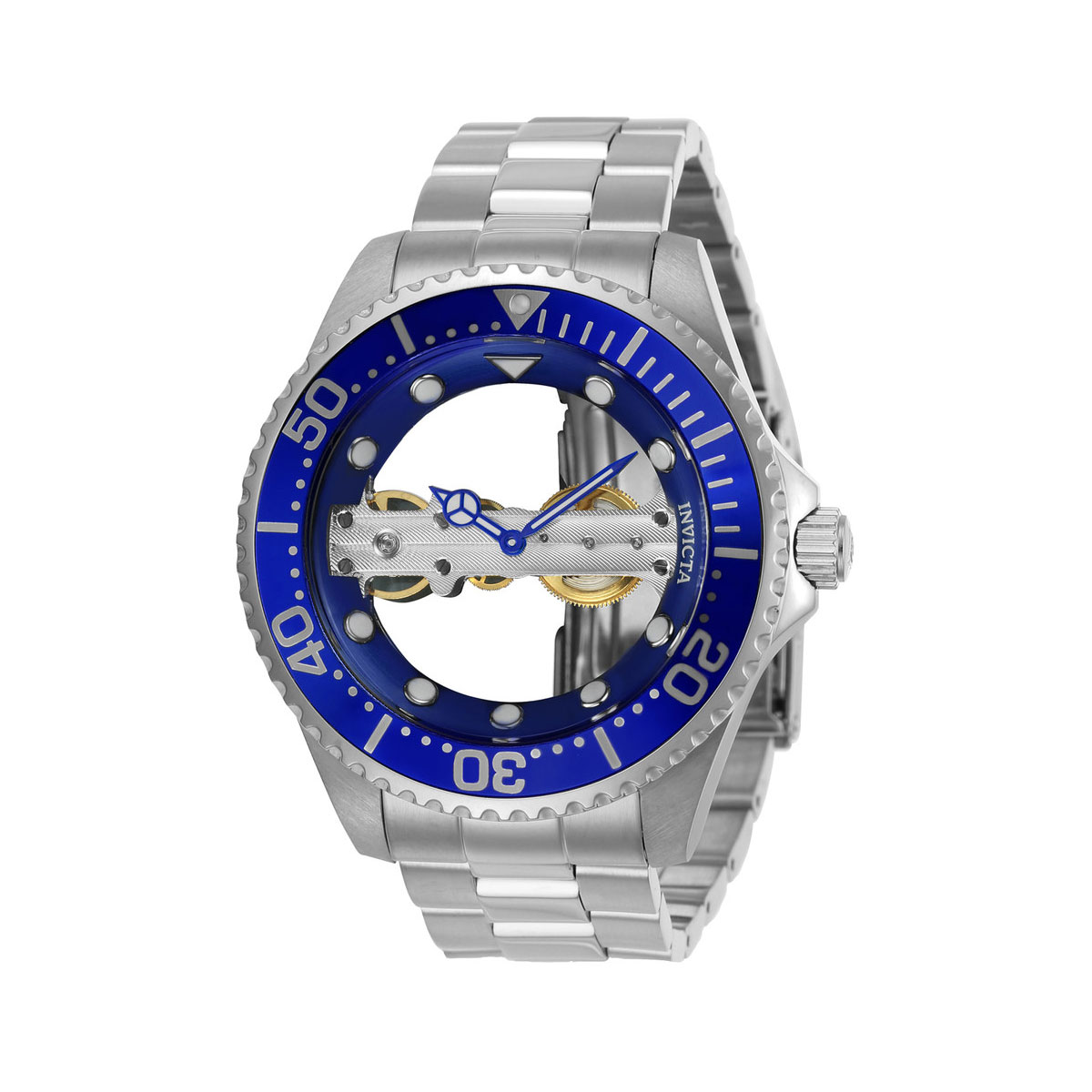 Invicta Men's 24693 Pro Diver Mechanical Multifunction Blue Dial Watch