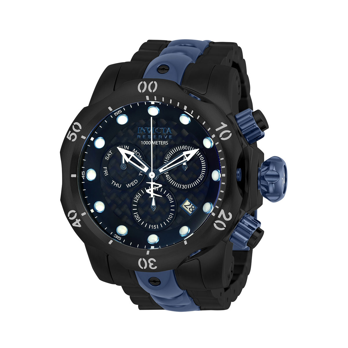 Invicta Men's 25062 Reserve Quartz Chronograph Black Dial Watch