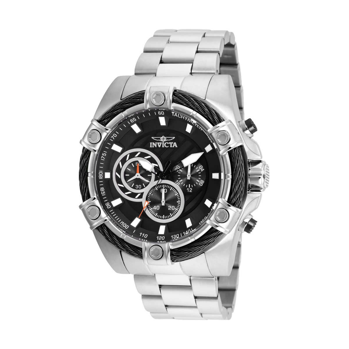 Invicta Men's 25512 Bolt Quartz Chronograph Black Dial Watch