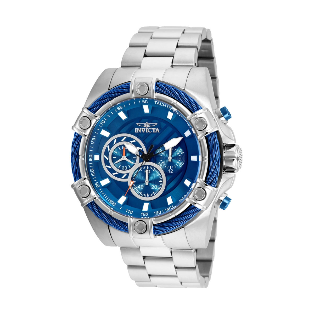 Invicta Men's 25513 Bolt Quartz Chronograph Blue Dial Watch