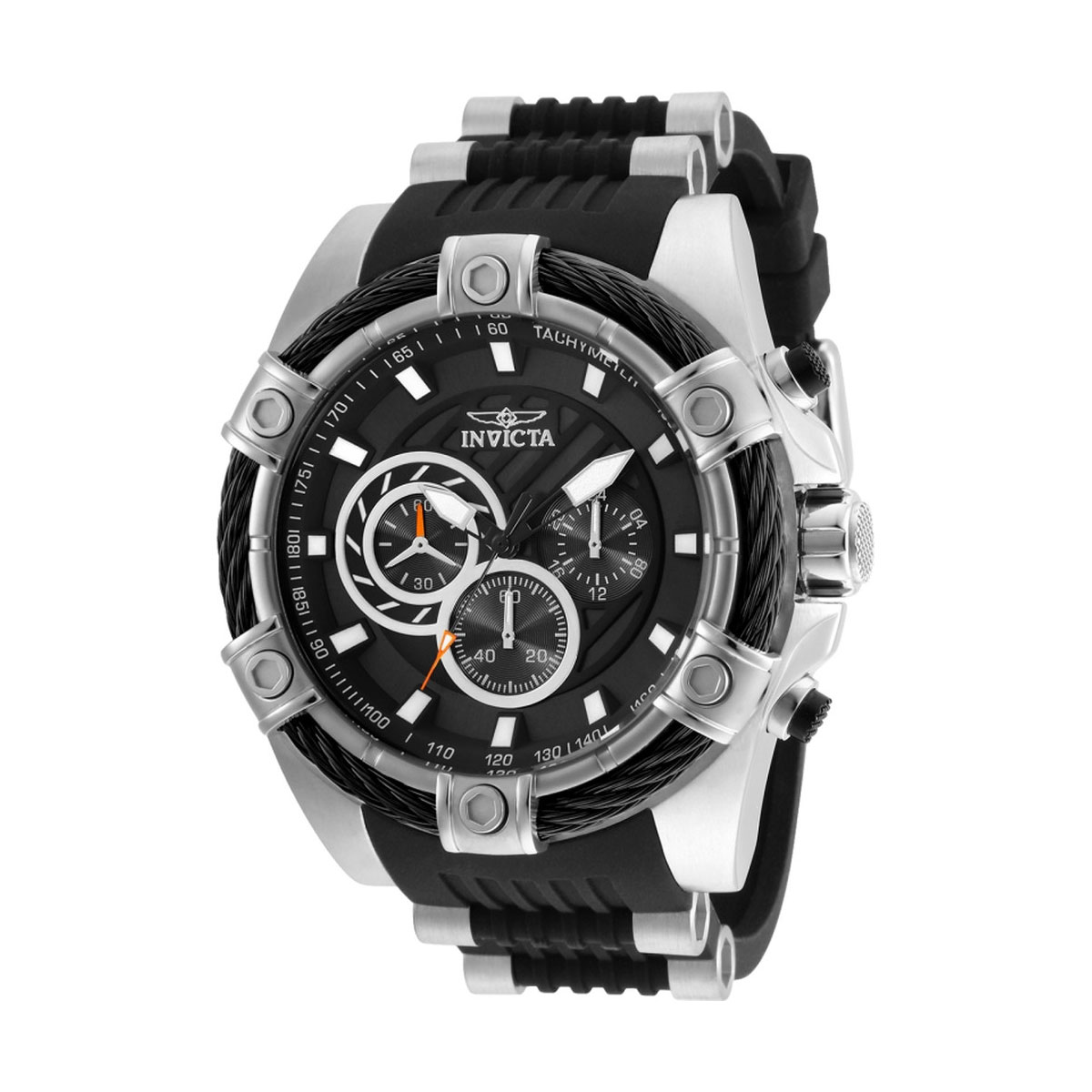 Invicta Men's 25523 Bolt Quartz Chronograph Black Dial Watch
