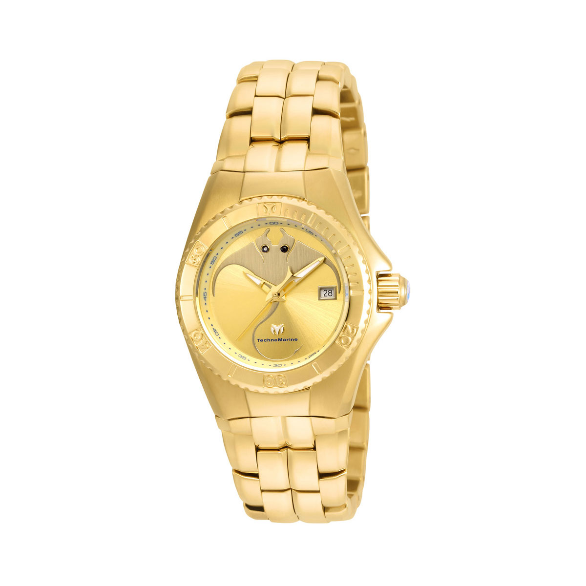 Technomarine Ladies TM-115186 Cruise Dream Quartz Gold Dial Watch