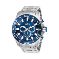 Invicta Men's 26075 Pro Diver Quartz Chronograph Blue Dial Watch