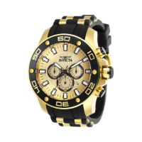 Invicta Men's 26088 Pro Diver Quartz Chronograph Gold Dial Watch