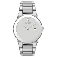 Citizen Men's Eco-Drive Axiom White Dial Stainless Steel