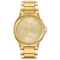 Citizen Men's Eco-Drive Axiom Gold Tone Stainless Steel