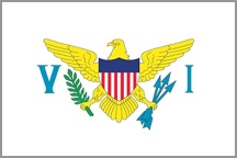 U.S. Virgin Islands country flag